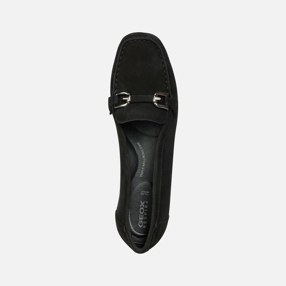 Geox Bayan Loafers Siyah - Annytah - DSG-367589